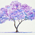 Jacaranda Tree painting